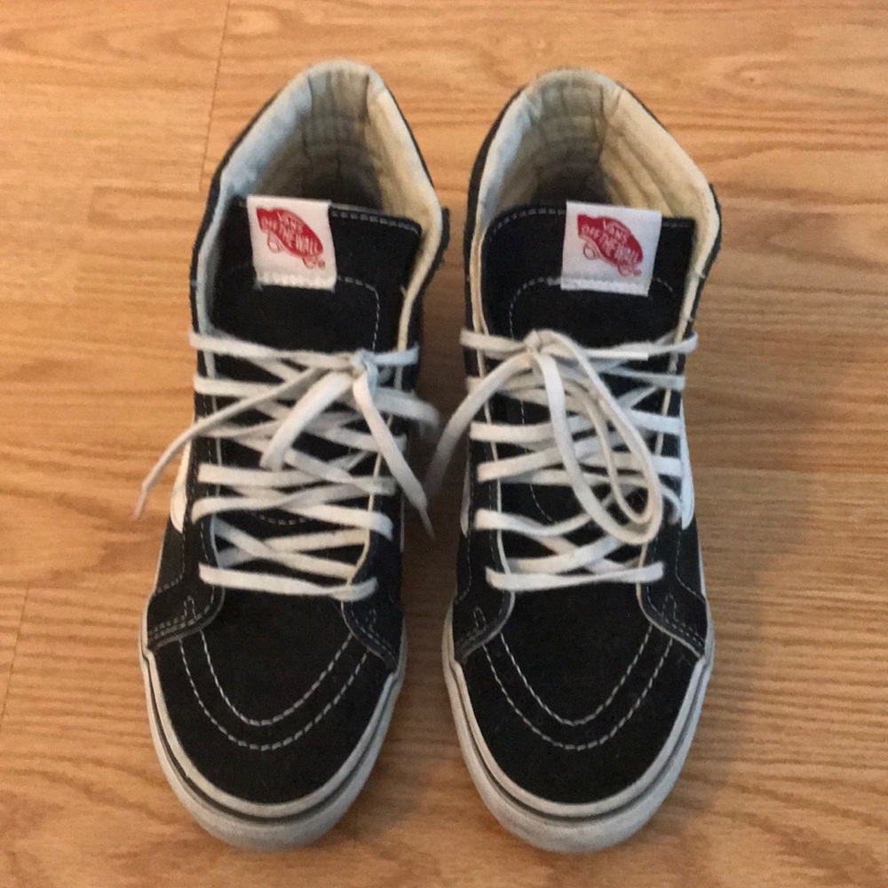 Black high top vans